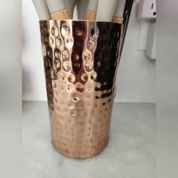 Kitchen Hammered Copper Utensil Holder Poshmark